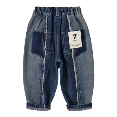 男童裤子牛仔裤2025秋冬新款长裤