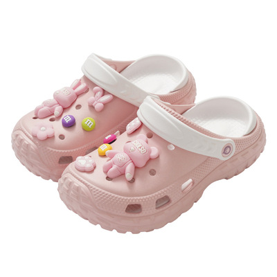 厚底洞洞鞋女款夏季外穿拖鞋女士