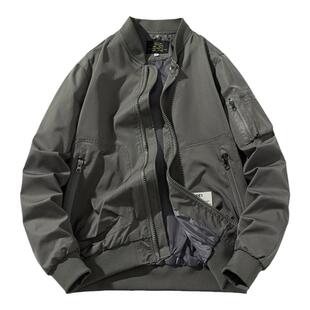 mYes牧野森飞行员夹克外套男百搭美式棒球服春秋休闲空中飞行服潮