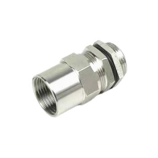 不锈钢防爆电缆夹紧密封接头接管式防爆格兰头非铠装碳钢葛兰内外