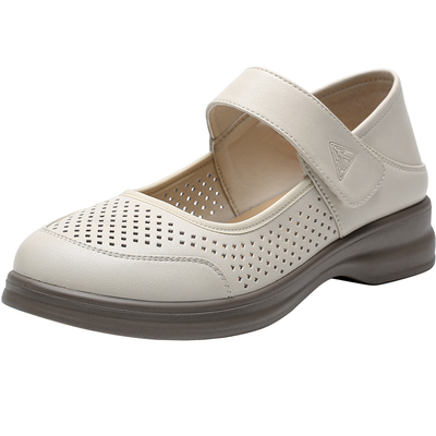 足力健老人鞋舒适软底妈妈鞋