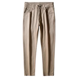 秋冬休闲裤男纯棉直筒宽松裤子冬季男士加厚男裤新款加绒休闲长裤