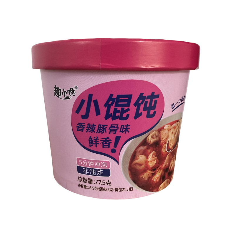 免煮非油炸冲泡小馄饨整箱速食