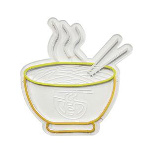 led霓虹灯包子饺子造型灯餐饮面馆夜市装饰氛围灯发光广告灯牌