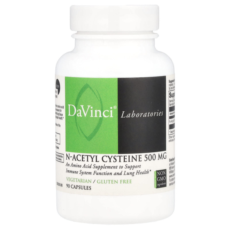 DaVinci Laboratories,N-乙醯半胱氨酸，500 毫克，90 粒胶囊