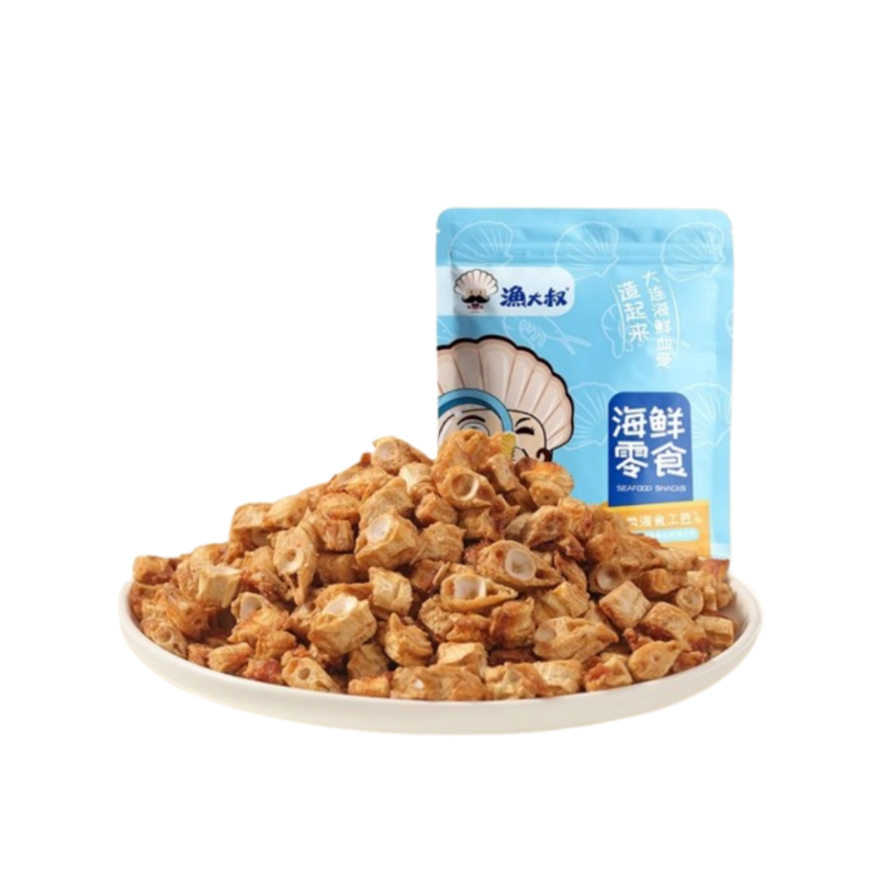 渔大叔鱼排酥鱼骨大连特产香酥鱼骨开袋即食酥脆休闲办公海鲜零食
