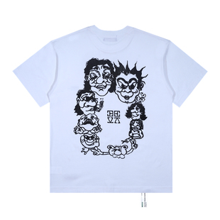 DEVA STATES 24SS 脸谱阵容印花短袖 Tshirt - MK-1 印尼街头潮流
