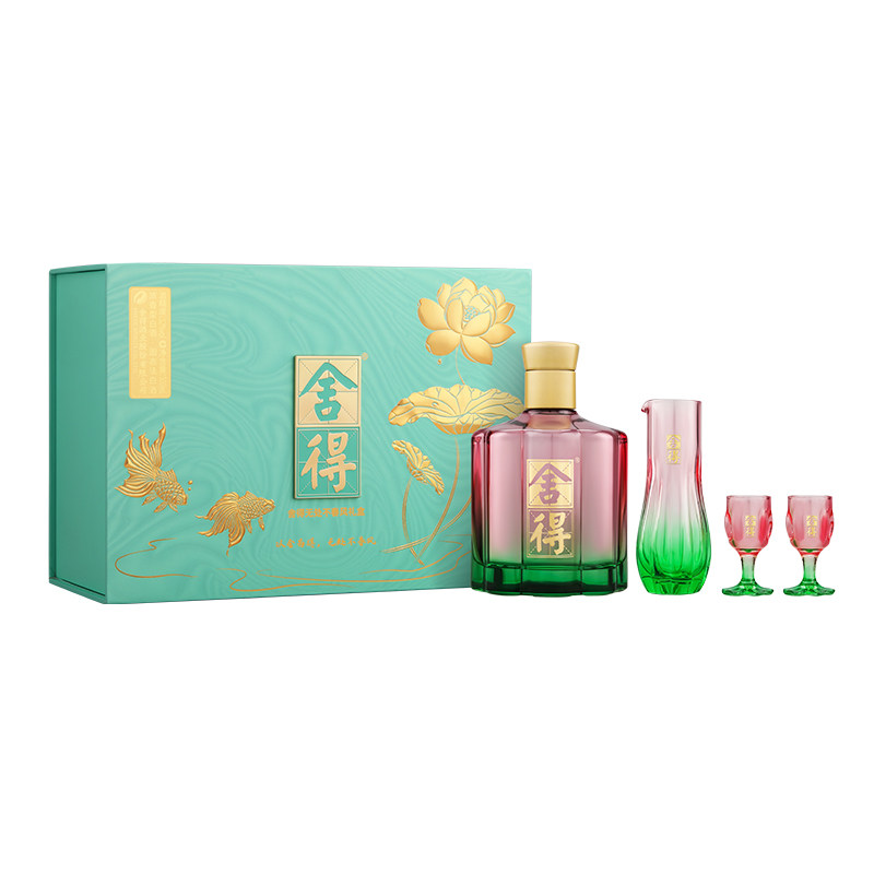 【顺丰】舍得酒无处不春风52度500ml礼盒装年货送礼浓香型白酒zd