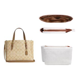 适用蔻驰mollie25托特包肩带内胆配件coach茉莉托特包替换长包带