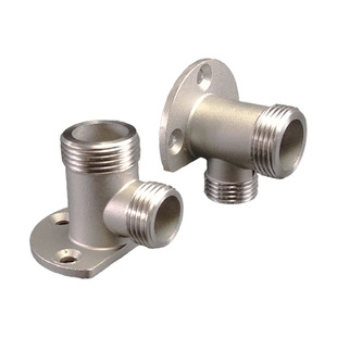 混水阀固定底座304不锈钢淋浴花洒配件暗装改明装转换接头