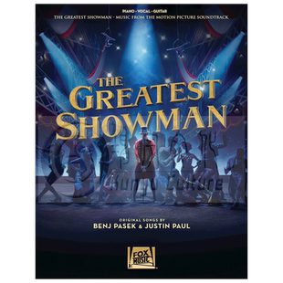 马戏之王 歌舞电影9首原声音乐 声乐吉他和钢琴 海伦德乐谱书 THE GREATEST SHOWMAN Music from the Motion Picture HL00250373