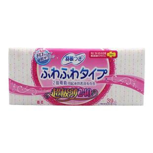 香港进口羽根液体卫生巾女日用纯棉24cm姨妈巾39片超薄防漏非整箱