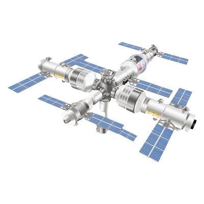 中国空间站模型火箭玩具拼装积木