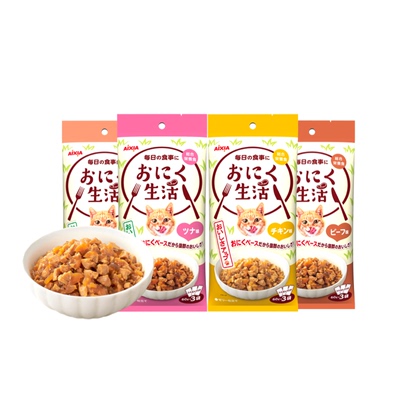 爱喜雅进口吃肉生活猫湿粮餐包