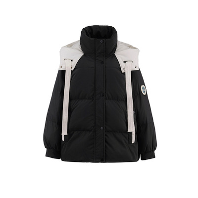 特大码冬宽松情侣羽绒服外套女