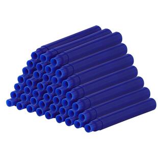 英雄热可擦钢笔墨囊小学生专用通用可替换2.6mm热敏可擦魔力擦纯蓝色墨蓝黑色墨水胆摩易擦三年级100支/50支