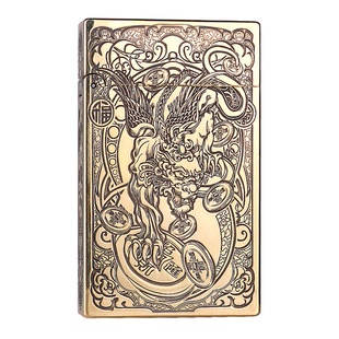 正品佐罗纯铜552朗声五面精雕貔貅煤油打火机创意纯手工机送男友