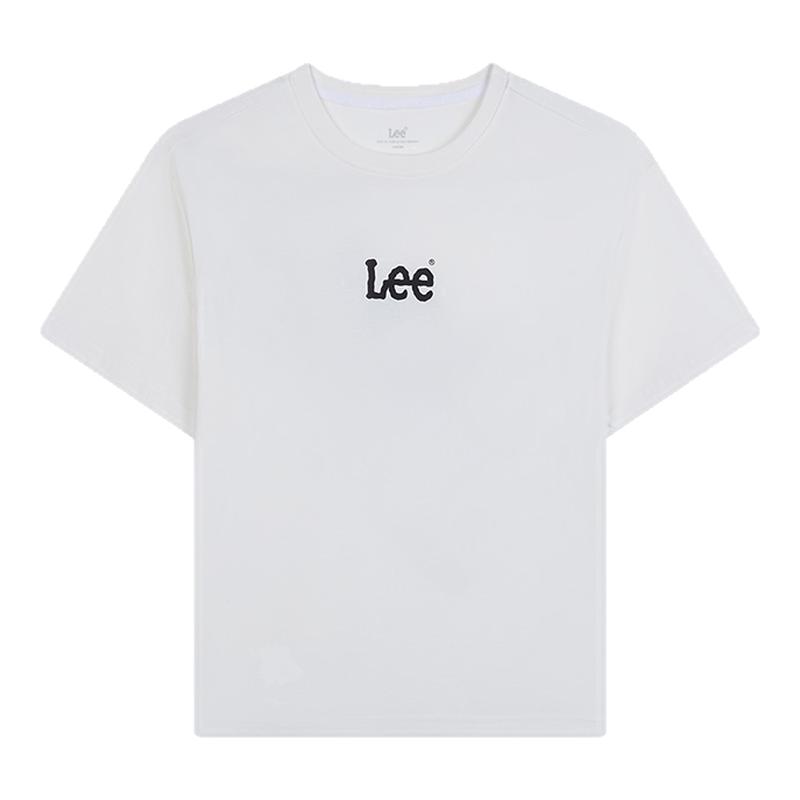 Leekids夏季纯棉印花短袖T恤