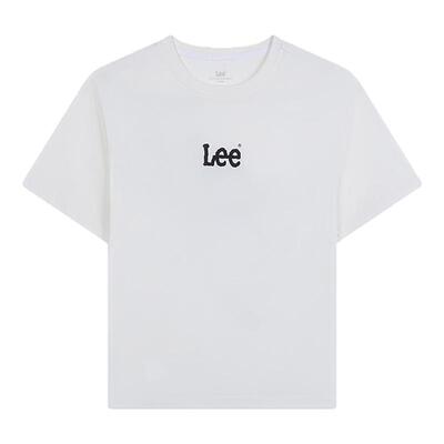 Leekids夏季纯棉印花短袖T恤
