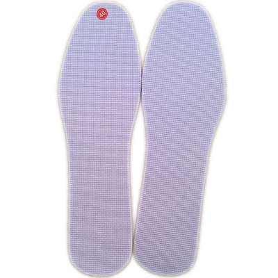 小格子纯棉布白板6双刺绣鞋垫