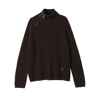 sofa|高奢定制&高克重山羊绒羊毛混纺时髦保暖升级拉链毛衣