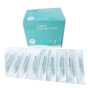 开刃三棱针中医刺血放血三菱针一次性美容祛痘清痘闭口粉刺针无菌