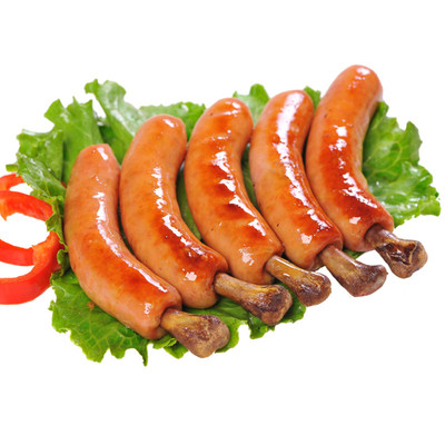 沃马日式骨付香肠带骨烤肠酒店西餐厅料理店原味烟熏风味肉肠商用