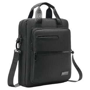 2026商务男可拆背带手提单肩斜挎13寸电脑A4文件业务员减负插带包