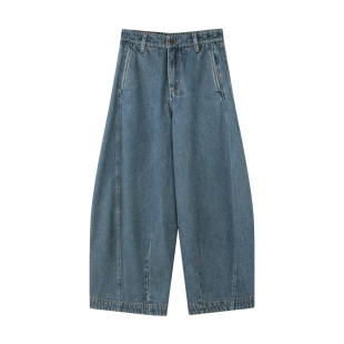 【10/7 20:00新品】高腰显瘦灯笼裤牛仔裤女宽松阔腿长裤秋冬裤子