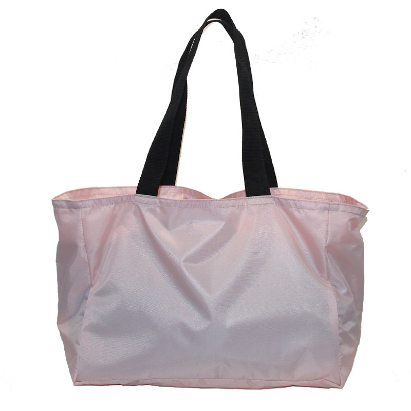 粉色大容量轻便单肩旅行包女款