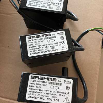 议价原装BRAHMA TD1STCAF.TC1SVCAF点火变压器 1*15KV