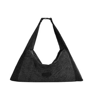 DAOR李兰迪同款牛仔气囊包大容量帆布托特包女2025新款单肩斜挎包