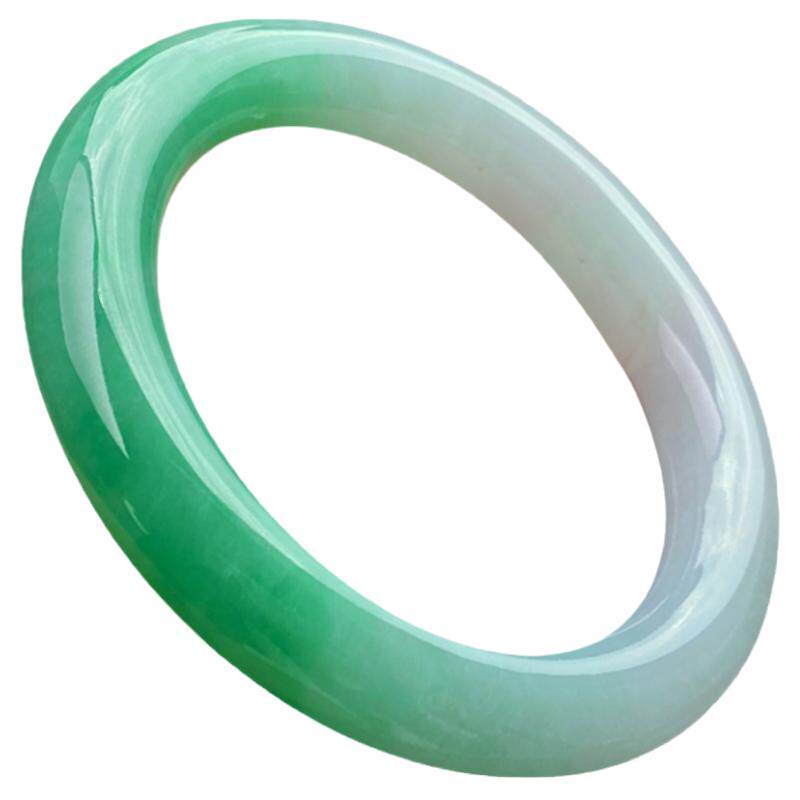 七彩云南天然翡翠翡翠冰种手镯