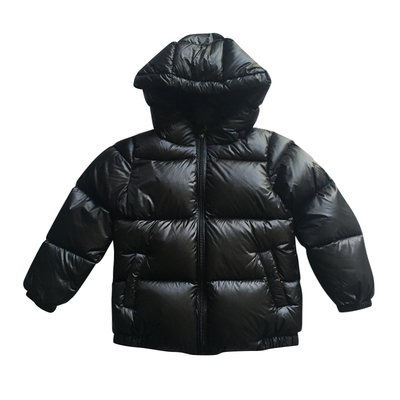 儿童羽绒服加厚泡芙连帽短款