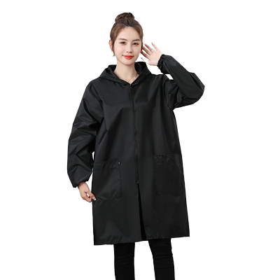 防水防污防油女士简约罩衣工作服