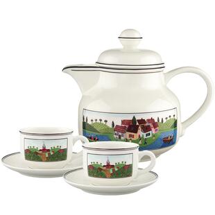 villeroyboch德国唯宝进口下午茶具咖啡杯碟套装送礼复古田园纳夫