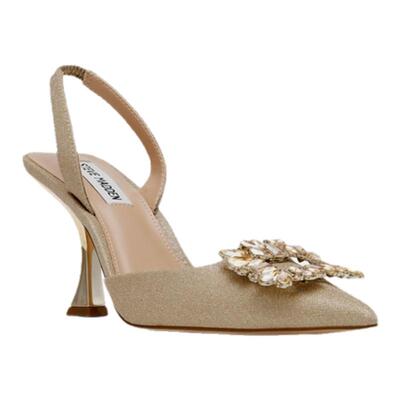 SM方扣百搭尖头高跟鞋时装凉鞋