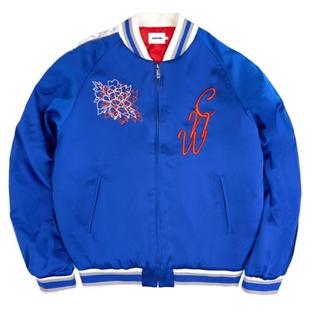 【陈伟霆】CANOTWAIT 复古绣花横须贺棉服夹克加厚保暖秋冬百搭潮