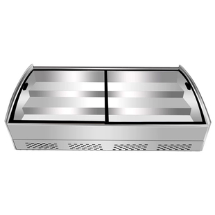 三温三控五层阶梯炸串点菜柜烧烤海鲜冰台冷藏冷冻饭店明档展示柜