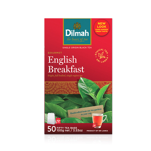 Dilmah迪尔玛斯里兰卡进口锡兰红茶英式早餐茶20/50袋裸包 袋泡茶