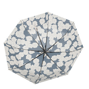 左都钛银胶双层晴雨伞遮阳防晒防紫外线太阳伞女轻巧便携双人伞