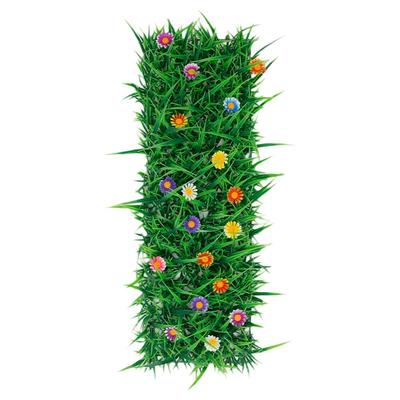 仿真草坪假绿植带花隔断植物墙