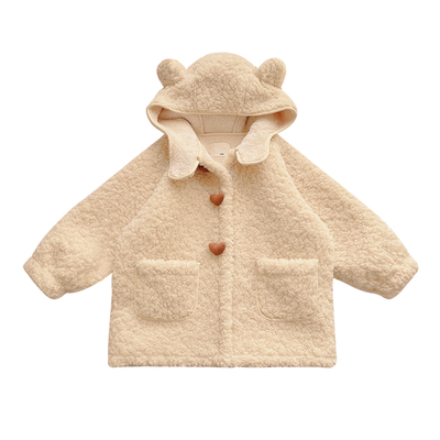 女童秋冬款外套儿童冬季夹棉加厚