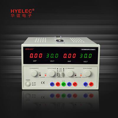 议价华谊HYELEC 三路输出 双色四LED显示直流稳压电源HY3003F-3
