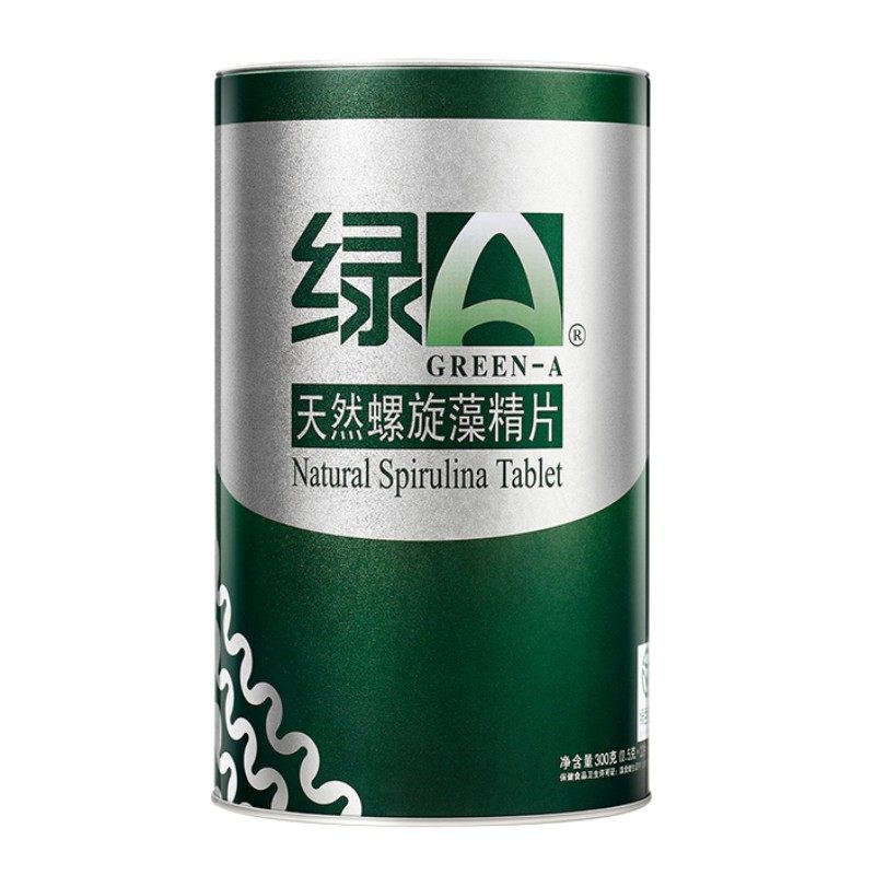 绿A牌600粒螺旋藻精片程海湖正品