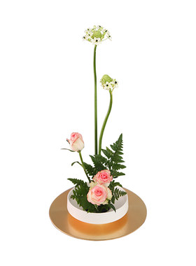 陶瓷仿古精巧小摆件装饰插花花盆