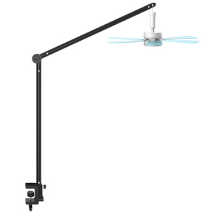 小吊扇支架夹式学生宿舍床上床头蚊帐微风扇固定架加长吊杆家用