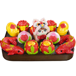 马年暴富馒头纯手工胶东花饽饽山东特产花样馍馍过年新年面点礼盒