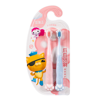 超可爱爪爪儿童超软毛牙刷