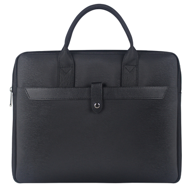 建腾拉链式帆布商务会议公文包